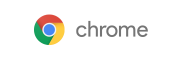 The Google Chrome web browser logo on a white background.