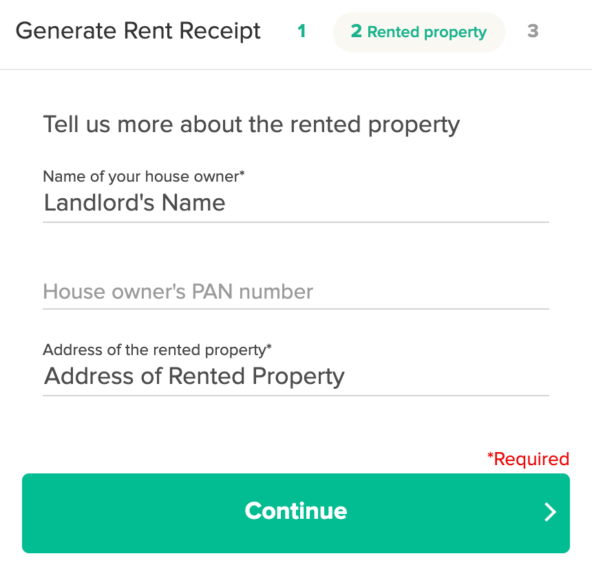 etmoney rent receipt genrator step2